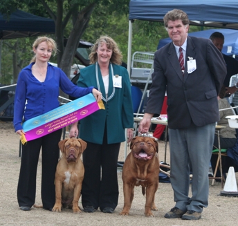 Father (Ben) and daughter (Joelle) do well at a show.